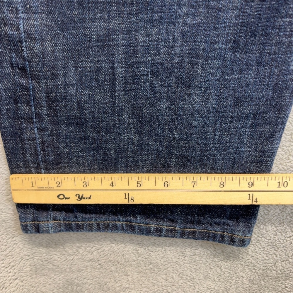 Levis 501 Jeans Mens 40X30 Blue Original Straight Button Fly Dark Faded Denim - Picture 11 of 16